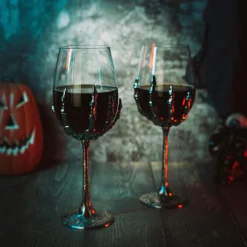 Stemmed Skeleton Wine Glasses Set Of 2 By The Wine Savant - Skeleton Hand Glasses 9" H, Goth Gifts, Skeleton Gifts, Skeleton Decor, Spooky Cocktails, Wine Gift Set, Wine Glasses! 7 Stemmed Skeleton Wine Glasses Set Of 2 By The Wine Savant - Skeleton Hand Glasses 9" H, Goth Gifts, Skeleton Gifts, Skeleton Decor, Spooky Cocktails, Wine Gift Set, Wine Glasses! -Refined Spirits Store 91yhHcDc9FL. AC SL1500