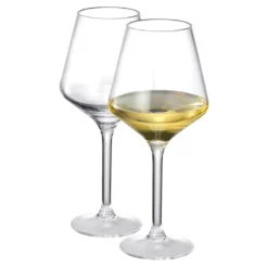 European Style Crystal, Stemmed Wine Glasses, Acrylic Glasses Tritan Drinkware, Unbreakable Muted Color | Set Of 6 | Shatterproof BPA-free Plastic, Reusable, All Purpose Glassware, Hand Wash Only 15oz -Refined Spirits Store Acrylic Clear Wine Glass Set of 2 2 2 1