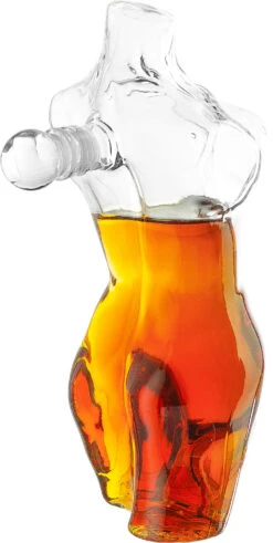 Lady Body Sculpture Whiskey & Wine Decanter Elegant Glass Female Bust Perfect For Home Decoration 750ml By The Wine Savant -Refined Spirits Store Alrossa15008copy 2