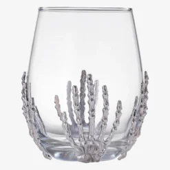 Stemless Skeleton Wine Glass | SINGLE | 17oz Halloween Skeleton Glasses 5" H, Goth Gifts, Skeleton Gifts, Skeleton Decor, Spooky Wine Gift Set, Perfect For Halloween Themed Parties 9 Stemless Skeleton Wine Glass | SINGLE | 17oz Halloween Skeleton Glasses 5" H, Goth Gifts, Skeleton Gifts, Skeleton Decor, Spooky Wine Gift Set, Perfect For Halloween Themed Parties -Refined Spirits Store B0C823X4C4 3