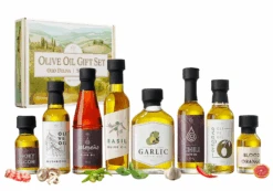 Olive Oil Gourmet Sampler Gift Set Of 8 - Premium Extra-Virgin Olive Oil Made In Spain, Natural Flavors Include Mushroom, Chili, Garlic, Oregano, Blood Orange, Smoky Bacon, Jalapeno, Basil -Refined Spirits Store B0D8472YB5 2 2
