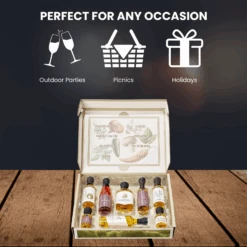 Olive Oil Gourmet Sampler Gift Set Of 8 - Premium Extra-Virgin Olive Oil Made In Spain, Natural Flavors Include Mushroom, Chili, Garlic, Oregano, Blood Orange, Smoky Bacon, Jalapeno, Basil -Refined Spirits Store B0D8472YB5 5