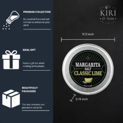 5-Pack Premium Margarita & Cocktail Flavored Salt Rimmer, Variety Set 3.5oz - Chili Lime, Lemon Drop Sugar, Lime, Habanero & Honey, Jalapeno Citrus - No Silicon Dioxide, Easy Screw-On Lid 10 5-Pack Premium Margarita & Cocktail Flavored Salt Rimmer, Variety Set 3.5oz - Chili Lime, Lemon Drop Sugar, Lime, Habanero & Honey, Jalapeno Citrus - No Silicon Dioxide, Easy Screw-On Lid -Refined Spirits Store B0D8JPWVTF 3 1