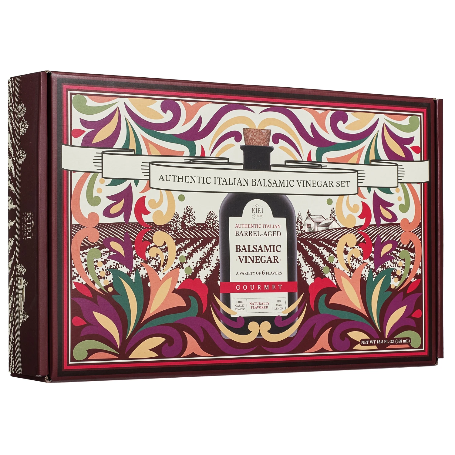 Balsamic Vinegar Gourmet Gift Set Of 6 - Premium Made In Italy, Natural Flavors Include Garlic, Chili, Fig, Basil, Lemon & Classic, Italian Crafted Glaze For Cooking 7 Balsamic Vinegar Gourmet Gift Set Of 6 - Premium Made In Italy, Natural Flavors Include Garlic, Chili, Fig, Basil, Lemon & Classic, Italian Crafted Glaze For Cooking - Image 7