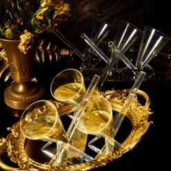 Champagne Shooter, Champagne Flutes Glasses, Unbreakable Acrylic With Stand Bridesmaid Proposal Box, Stocking Stuffers For Adults, Bachelorette Party Favors, Party Supplies, Fun Gifts For Women 8 Champagne Shooter, Champagne Flutes Glasses, Unbreakable Acrylic With Stand Bridesmaid Proposal Box, Stocking Stuffers For Adults, Bachelorette Party Favors, Party Supplies, Fun Gifts For Women -Refined Spirits Store Champagne shooter with stand set of 6 1