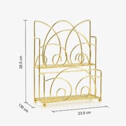 Gourmet Coffee Syrup Rack Gift Set, Includes Display Rack - Flavored Coffees Sweetener, 10 50mL Coffee Syrups, Includes Classic Mocha Vanilla Salted Caramel Flavoring Chai Latte, Protein Shake Flavors -Refined Spirits Store CoffeeSyrupKit23 1