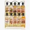 Gourmet Coffee Syrup Rack Gift Set, Includes Display Rack - Flavored Coffees Sweetener, 10 50mL Coffee Syrups, Includes Classic Mocha Vanilla Salted Caramel Flavoring Chai Latte, Protein Shake Flavors