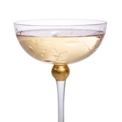 Colored Coupe Art Deco Glasses, Gold | Set Of 4 | 8 Oz Classic Cocktail Glassware For Champagne, Martini, Manhattan, Sidecar, Crystal Speakeasy Style Goblets Stems (Pink) 18 Colored Coupe Art Deco Glasses, Gold | Set Of 4 | 8 Oz Classic Cocktail Glassware For Champagne, Martini, Manhattan, Sidecar, Crystal Speakeasy Style Goblets Stems (Pink) -Refined Spirits Store DYQ01849
