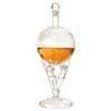 Love Crystal Decanter, For Wine & Whiskey The Wine Savant - 12" Tall - Spirits, Whiskey, Scotch, Bourbon, Cognac And Brandy - 500mL - By The Wine Savant - Lovers Globe Spouse, Partner Gifts