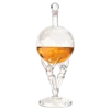 Love Crystal Decanter, For Wine & Whiskey The Wine Savant - 12" Tall - Spirits, Whiskey, Scotch, Bourbon, Cognac And Brandy - 500mL - By The Wine Savant - Lovers Globe Spouse, Partner Gifts