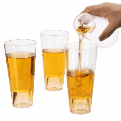 Shot In The Pint Glass, Take A Shot Funny Beer Glass/Mug 4-Set 7"H The Wine Savant - Beers Pilsner Tumblers, Perfect For Entertaining, Home Bar, Weddings, Parties, Funny Drinking Gifts 21 Oz (640mL)