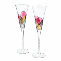 The Wine Savant Artisanal Hand Painted Renaissance Romantic Stained Glass Windows, Stemmed Hand Painted Glassware Gift Idea For Her/Him, Birthday, Housewarming, Gifts (6 OZ)