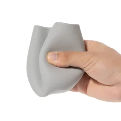 Unbreakable Silicone Stemless Wine Glassware | Set Of 4 | Reusable & Shatterproof Tumbler Drinkware For Wine, Water, Cocktails, Champagne Glass For Parties, Camping, Beaches, Boats - (Light Grey) -Refined Spirits Store DYQ06781 scaled