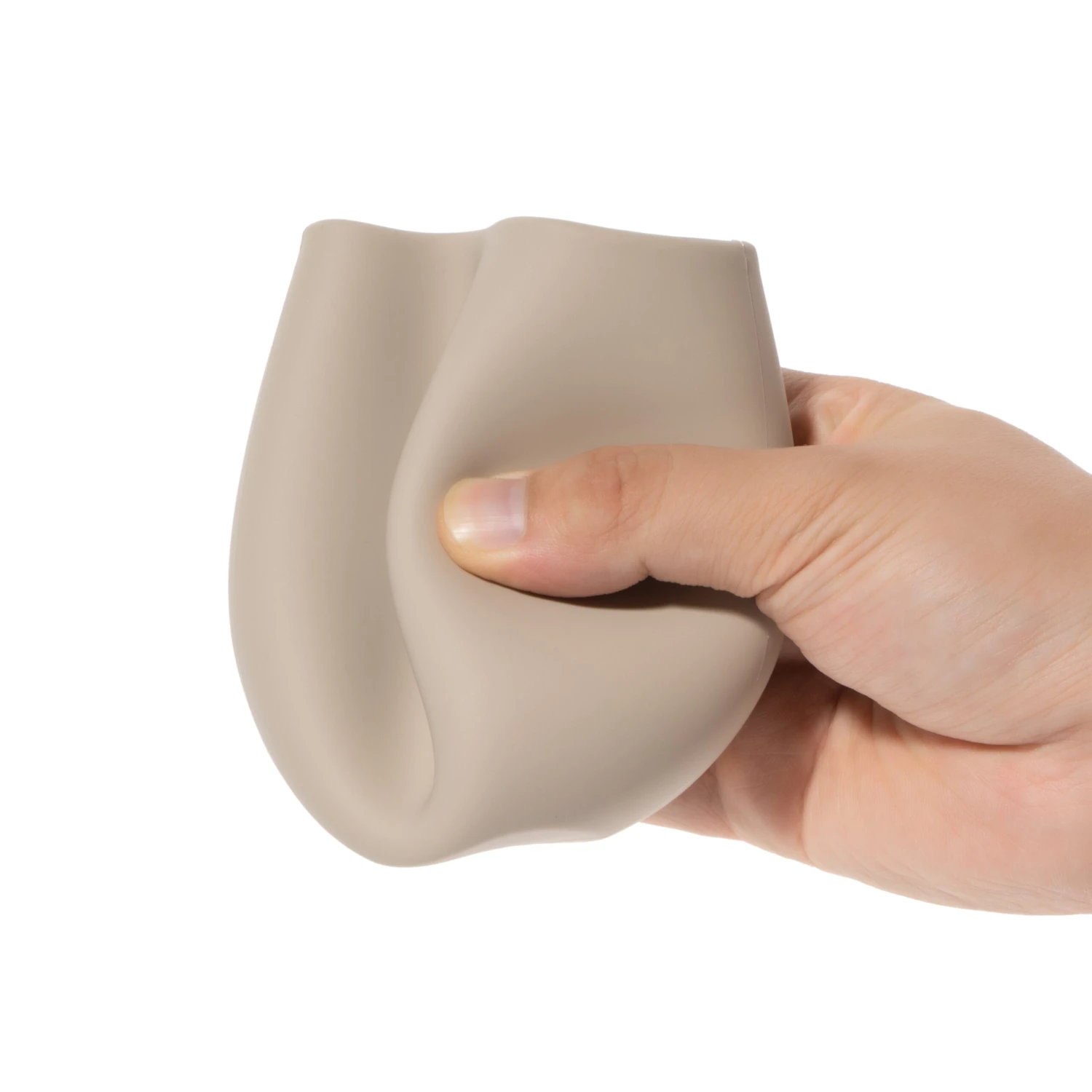 Unbreakable Silicone Stemless Wine Glassware | Set Of 4 | Reusable & Shatterproof Tumbler Drinkware For Wine, Water, Cocktails, Champagne Glass For Parties, Camping, Beaches, Boats - (Tan) 4 Unbreakable Silicone Stemless Wine Glassware | Set Of 4 | Reusable & Shatterproof Tumbler Drinkware For Wine, Water, Cocktails, Champagne Glass For Parties, Camping, Beaches, Boats - (Tan) - Image 4