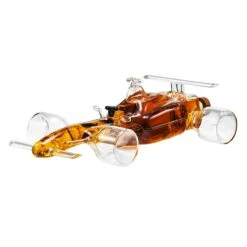 F1 Racecar Whiskey Decanter - 8.12OZ - Scotch, Bourbon, Liquor Decanter For Car Lovers, Formula 1, Racing Enthusiasts - Unique Whisky Car Bottle, Gift For Men, Barware Decor, Novelty For Home Bar