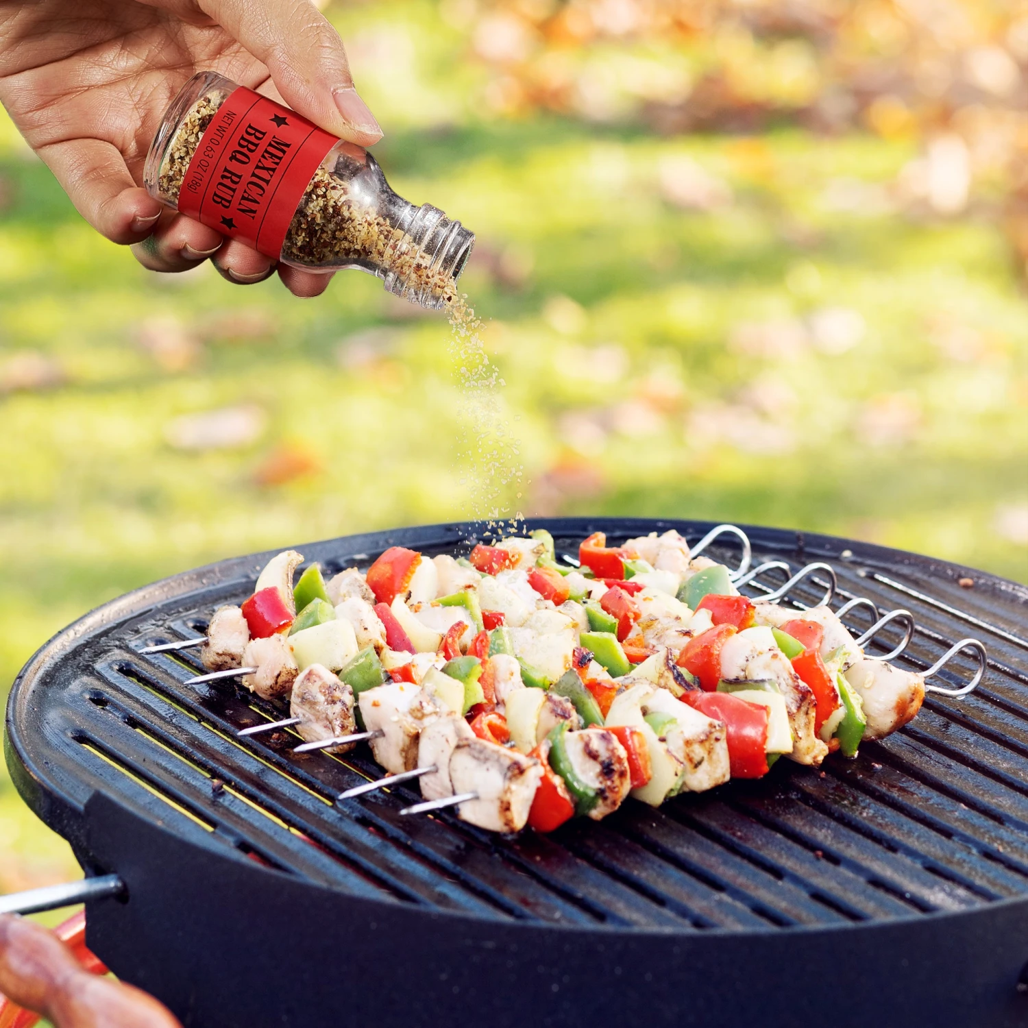 Smokehouse BBQ Gourmet Grilling Spice Set | 10-Set | Glass Bottle Seasonings, Grill Seasoning Flavors Include Caribbean, Jamaican Memphis, Jalapeno Rub, Montreal, Cajun Chili Garlic & More 6 Smokehouse BBQ Gourmet Grilling Spice Set | 10-Set | Glass Bottle Seasonings, Grill Seasoning Flavors Include Caribbean, Jamaican Memphis, Jalapeno Rub, Montreal, Cajun Chili Garlic & More - Image 6