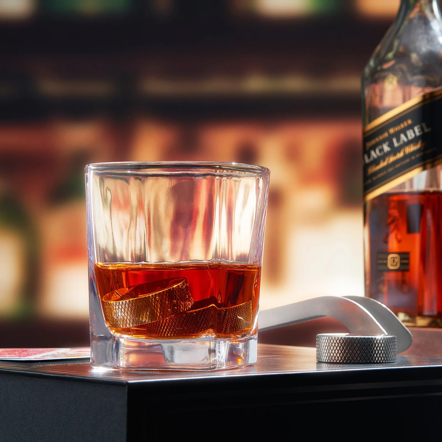 Hockey Whiskey Stones Set | 7pcs - 4 Hockey Puck Chill Stones With Cooling Gel, Hockey Stick Tongs & 2 Classy Whiskey Glasses | Prime Hockey Gifts For Coaches! | | Ideal For Him, Dad, Hockey Present 3 Hockey Whiskey Stones Set | 7pcs - 4 Hockey Puck Chill Stones With Cooling Gel, Hockey Stick Tongs & 2 Classy Whiskey Glasses | Prime Hockey Gifts For Coaches! | | Ideal For Him, Dad, Hockey Present - Image 3