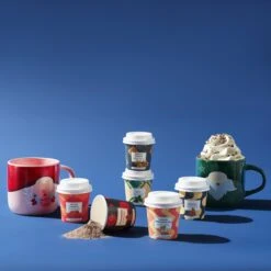 Gourmet Hot Cocoa Gift Set Cup Hot Chocolates - Set Of 6 Flavors - Salted Caramel, French Vanilla, Caramel, Gingerbread, Mint, Amaretto & More - Holiday Christmas Gifts For Her, Him, Kids -Refined Spirits Store HotChocolatecupssetof62 2