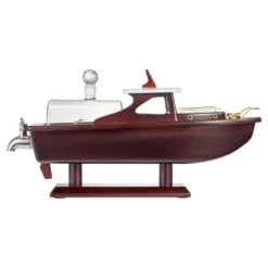 Boat Ship Whiskey & Wine Decanter Ship - The Wine Savant Ship Decanter Set 800ml - Drink Dispenser For Wine, Whiskey, Ship In A Bottle Decanters Bar Set, Liquor Scotch Bourbon, Boating Mariner Gifts -Refined Spirits Store NewBoatDecanter5 1