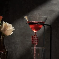 Wine Tower Decanting & Aerator Set By The Wine Savant - Unique Wine Decanter - 2 Aerating Parts - Upper & Lower Aerators - Whisky & Wines Carafe, Proven To Enhance & Improves Flavor & Aromas -Refined Spirits Store NewWineTowerDecanter5 2