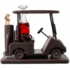 Golf Decanter Whiskey Decanter - The Wine Savant - Brown Mahogany Wood Golf Gifts For Both Men & Women, Golf Accessories, Golfer Gifts, Based On A Replica Golf Cart (600ml Decanter)