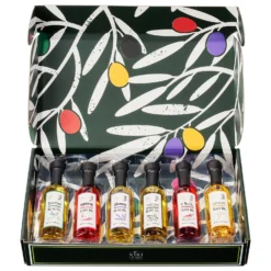 Olive Oil Gourmet Sampler Gift Set Of 6 - Premium Extra-Virgin Blend Olive Oil Made In Spain, Natural Flavors Include Herbs, Chili, Spice, Rosemary, Tuscan & Lemon - Gifts For Her, Him -Refined Spirits Store OliveOilgiftsetof65 2