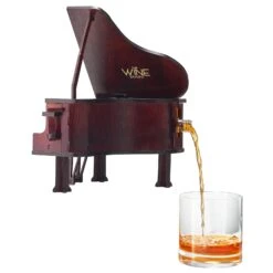 Piano Shaped Whiskey & Wine Decanter - 25OZ Pianist Instrument Unique Decanter Set With Beautiful Gift Box, Gift For Instrumentalist, Music Lover, Orchestra, Musicals, Broad Way Keyboard Enthusiasts -Refined Spirits Store PianoDecanter 1 e495ac7a 401b 4d00 9cc2 7cc0fb60c61f