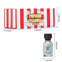 Gourmet Popcorn Seasoning Sampler Kit, 10 Flavor Variety Pack - Including Kettle Corn, Garlic Parmesan, Bacon Cheddar, Caramel, Butter, White Cheddar, Ranch, Spicy Jalapeño, Movie Night -Refined Spirits Store Popcornseasoning7 2