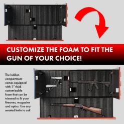 Tactical Rustic Hidden American Flag Gun Storage With Trap Door, Wall Storage | 35" X 22.5" | Firearm, Magazine And Knives Storage Easy Installation | Secure & Safe Compartment 8 Tactical Rustic Hidden American Flag Gun Storage With Trap Door, Wall Storage | 35" X 22.5" | Firearm, Magazine And Knives Storage Easy Installation | Secure & Safe Compartment -Refined Spirits Store QW3D 3