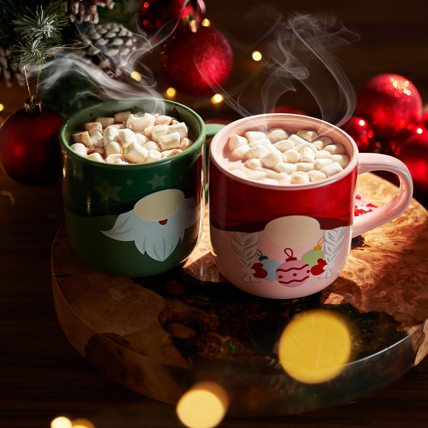 Mug With Hot Cocoa Mix & Marshmallows - Delicious Double Hot Chocolate Mix Filled With Marshmallow - Kids Fun Gift Holiday Santa Elves Christmas, Ceramic Childrens Eggnog Festive Gifts, Red Elf Mug 6 Mug With Hot Cocoa Mix & Marshmallows - Delicious Double Hot Chocolate Mix Filled With Marshmallow - Kids Fun Gift Holiday Santa Elves Christmas, Ceramic Childrens Eggnog Festive Gifts, Red Elf Mug - Image 6