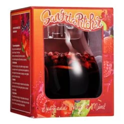 Sangria Drink Mix & Acrylic Beverage Pitcher With Lid | 72 Oz | Homemade Make-Your-Own Sangria - Dried Fruit, Sangria Mixing Powder & Plastic Water Pitchers, Clear Tritan - Dishwasher Safe BPA-Free -Refined Spirits Store SangriaPitcherGiftSet2 2