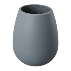 Unbreakable Silicone Stemless Wine Glassware | Set Of 4 | Reusable & Shatterproof Tumbler Drinkware For Wine, Water, Cocktails, Champagne Glass For Parties, Camping, Beaches, Boats - (Dark Grey) -Refined Spirits Store SiliconeWineCupsBlacksetof4