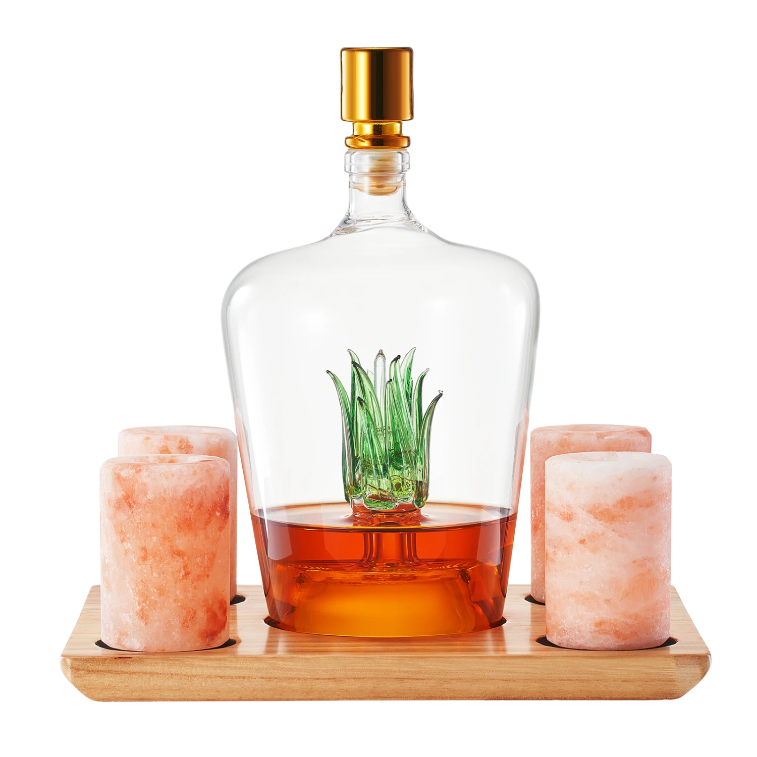 Tequila Decanter With Four Pink Himalayan Salt Shot Glasses Set, Perfect For Tequila Agave Liquor Lovers, 34 OZ Bottle, 1.6 OZ Shot Glass, Tequila, Liquor Party Decorations Cinco De Mayo (Agave) 1 Tequila Decanter With Four Pink Himalayan Salt Shot Glasses Set, Perfect For Tequila Agave Liquor Lovers, 34 OZ Bottle, 1.6 OZ Shot Glass, Tequila, Liquor Party Decorations Cinco De Mayo (Agave)
