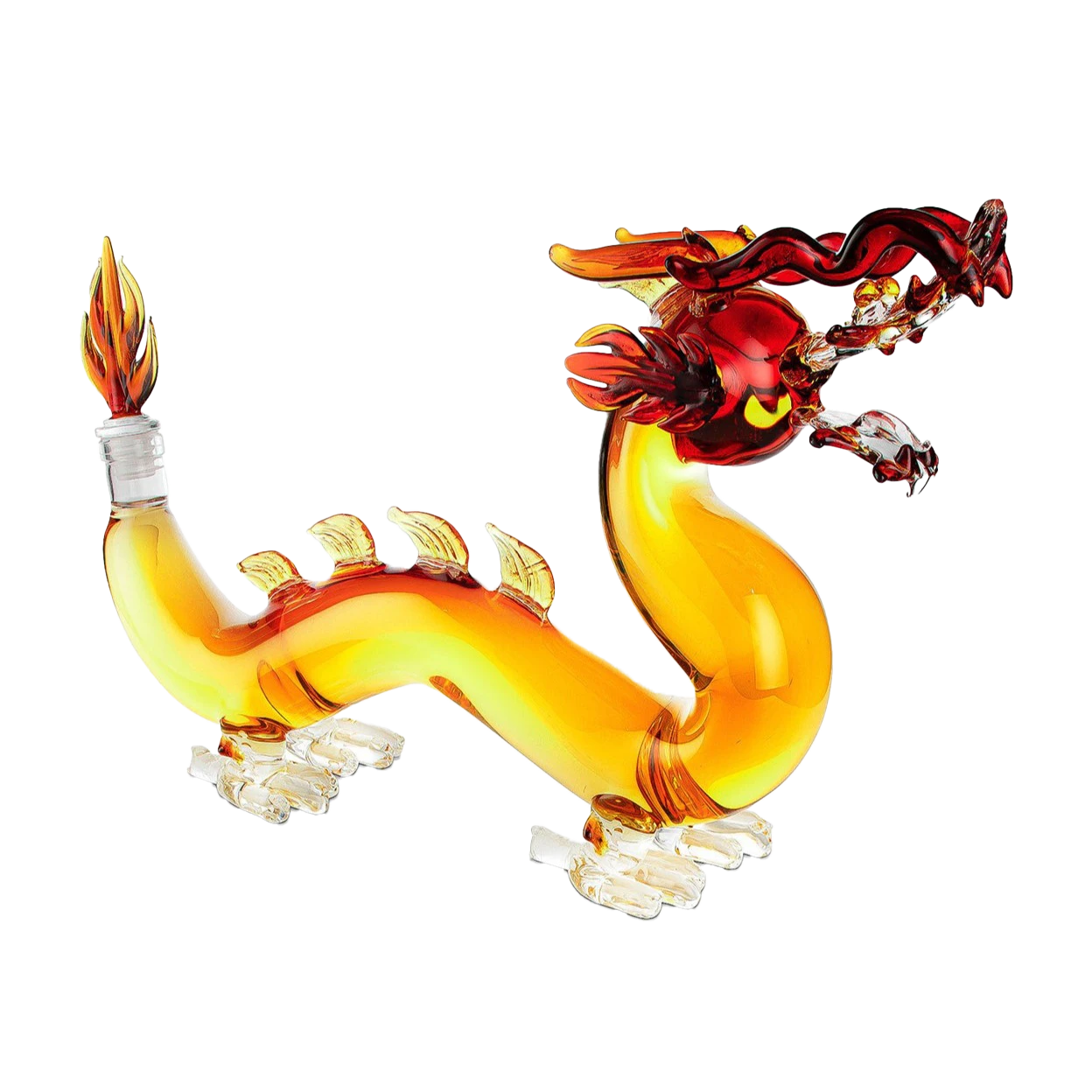 Dragon Drinking Decanter - GOT, I Drink And I Know Things - Whiskey And Wine Decanter Large 10x16" - 100% Lead-Free High Borosilicate Glass, - The Wine Savant Handblown Glass. Movie Night! (600ml) 1 Dragon Drinking Decanter - GOT, I Drink And I Know Things - Whiskey And Wine Decanter Large 10x16" - 100% Lead-Free High Borosilicate Glass, - The Wine Savant Handblown Glass. Movie Night! (600ml)