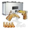 (CANADA ONLY) Pistol Whiskey Gun Decanter & Shot Glasses Set