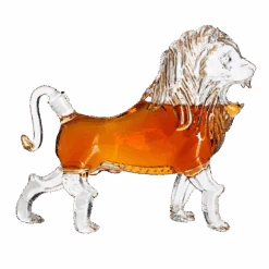 Lion Animal Whiskey And Wine Decanter The Wine Savant - Beautiful Profile Of A Lion 500ml - Whiskey, Wine Scotch Or Liquor Decanter