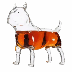 French Bull Dog - Pug Animal Whiskey And Wine Decanter The Wine Savant - 500ml - Whiskey, Wine Scotch Or Liquor Decanter
