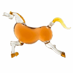 The Wine Savant Horse Derby Decanter For Bourbon, Whiskey, Scotch, Vodka, Rum, Tequila Or Any Other Drink 1000ml Decanter (Horse)