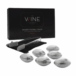 Football Whiskey Stones, Superbowl Chillers, Whiskey Rocks, By The Wine Savant Great For Parties Or For Bar Use Tool, 6 Stones Rocks Cubes For Whiskey, Bourbon Vodka, Scotch