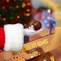 Hot Chocolate Bombs - Set Of 6 - Delicious Cocoa Bombs Filled With Marshmallows - 2 Flavors Caramel & Fudge Brownie Candy - Classic Milk Chocolates Cocoa Bomb Gift Set - Delicious Gifts -Refined Spirits Store Untitled 5 2