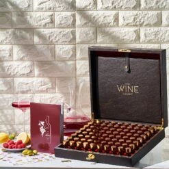 Sommelier Wine Aroma Kit - The Nosing Kit By The Wine Savant - Master Connoisseur Smelling Kit To Train Your Nose - 80 Fragrance Training Kit For Wine Lovers, Wine Game Gifts For Holiday, Him, Her -Refined Spirits Store Wine Aroma Kit2 1