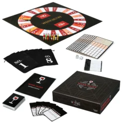 WineHunt - An Interactive Blind Wine Tasting Game, Rely On Taste & Smell To Learn How To Taste Wine Just Like A Sommelier - Gift For Wine Lover, Connoisseur, Fun Game To Play With Friends, Family -Refined Spirits Store WineBoardGame1 1