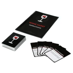 WineHunt - An Interactive Blind Wine Tasting Game, Rely On Taste & Smell To Learn How To Taste Wine Just Like A Sommelier - Gift For Wine Lover, Connoisseur, Fun Game To Play With Friends, Family -Refined Spirits Store WineBoardGame2 1