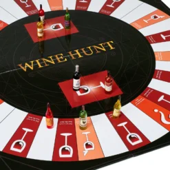 WineHunt - An Interactive Blind Wine Tasting Game, Rely On Taste & Smell To Learn How To Taste Wine Just Like A Sommelier - Gift For Wine Lover, Connoisseur, Fun Game To Play With Friends, Family -Refined Spirits Store WineBoardGame6 1