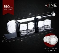 Golf Whiskey Decanter And 4 Liquor Glasses - Decanter & Glass Set - Golf Stick Gifts For Men - Unique Whiskey Decanter Set - Bourbon & Scotch Decanter For Serving Alcohol - Golfer Gifts For Dad -Refined Spirits Store cin3 96f3ed6d f076 41ca 84e5 80160e243ded