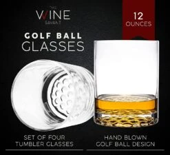 Golf Whiskey Decanter And 4 Liquor Glasses - Decanter & Glass Set - Golf Stick Gifts For Men - Unique Whiskey Decanter Set - Bourbon & Scotch Decanter For Serving Alcohol - Golfer Gifts For Dad -Refined Spirits Store cin6 c309a05e 4cd0 4a88 b826 22f08982f6da