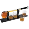 Golf Whiskey Decanter And 4 Liquor Glasses - Decanter & Glass Set - Golf Stick Gifts For Men - Unique Whiskey Decanter Set - Bourbon & Scotch Decanter For Serving Alcohol - Golfer Gifts For Dad