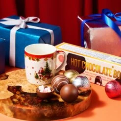 Hot Chocolate Bombs - Set Of 6-3 Flavors Of White, Fudge Brownie, Strawberry Chocolates - Delicious Cocoa Bombs Filled With Marshmallows - Classic Bomb Gift Set, Melting Marshmallow Delicious Gifts -Refined Spirits Store dark5 1