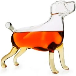 Dog Animal Wine & Whiskey Decanter The Wine Savant - Beautiful Profile Of A Labrador Dog 500ml - Whiskey, Wine Scotch Or Liquor Decanter -Refined Spirits Store dog4
