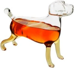 Dog Animal Wine & Whiskey Decanter The Wine Savant - Beautiful Profile Of A Labrador Dog 500ml - Whiskey, Wine Scotch Or Liquor Decanter -Refined Spirits Store dog5